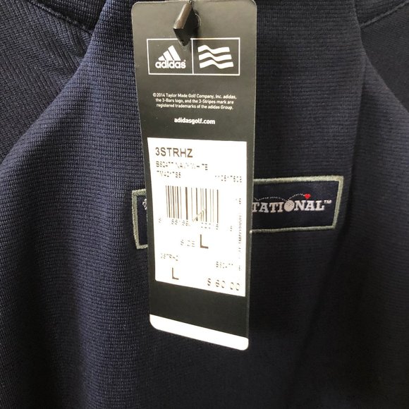 Adidas Navy Pullover - NWT Sz Large - Picture 7 of 13